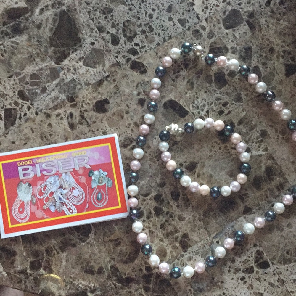 Necklace and matching bracelet